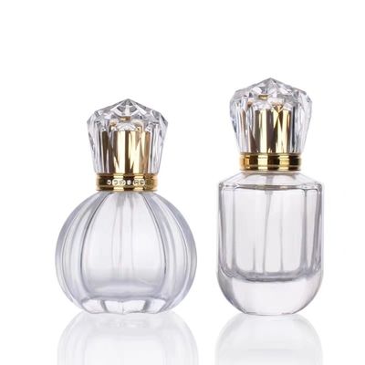 calidad  High quality clear glass perfume bottle cosmetic 20ml 30ML luxury perfume bottle fábrica