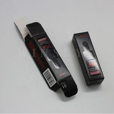 calidad  OEM Black and Gold Rectangle Makeup Brush Tube Cardboard Recyclable Luxury Custom Shipping Boxes fábrica