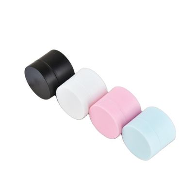 calidad  Viable Manufacturer Wholesale Plastic Double Walled Cosmetic Facial Gel Cream Jar Container With Wide Mouth fábrica